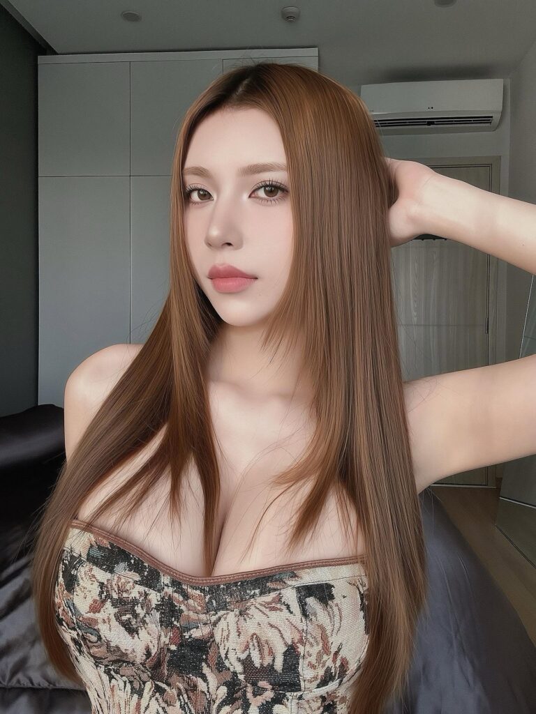 Toàn cảnh bãi biển Pattaya với Khổng Minh Thanh ở tiền cảnh