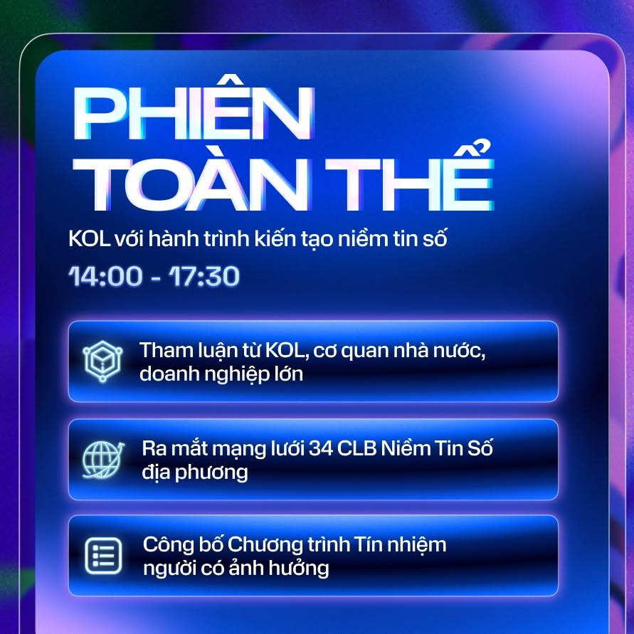 Khu vực Digital Trust Zone tại sự kiện