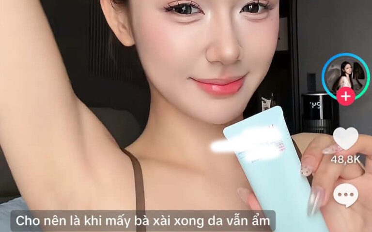 Trần Hà Linh xuất hiện trong video giới thiệu sản phẩm chăm sóc cơ thể