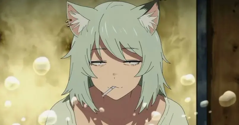 Cảnh thi nấu ăn trong anime Tetsunabe no Jan!