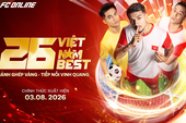 Đỗ Hùng Dũng thi đấu ở khu vực giữa sân trong FC Online