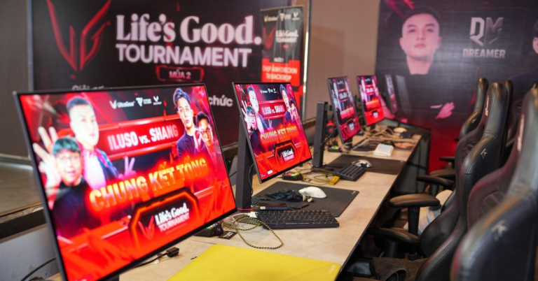 Đội tuyển SHANG ăn mừng chức vô địch LG Life’s Good Tournament 2026