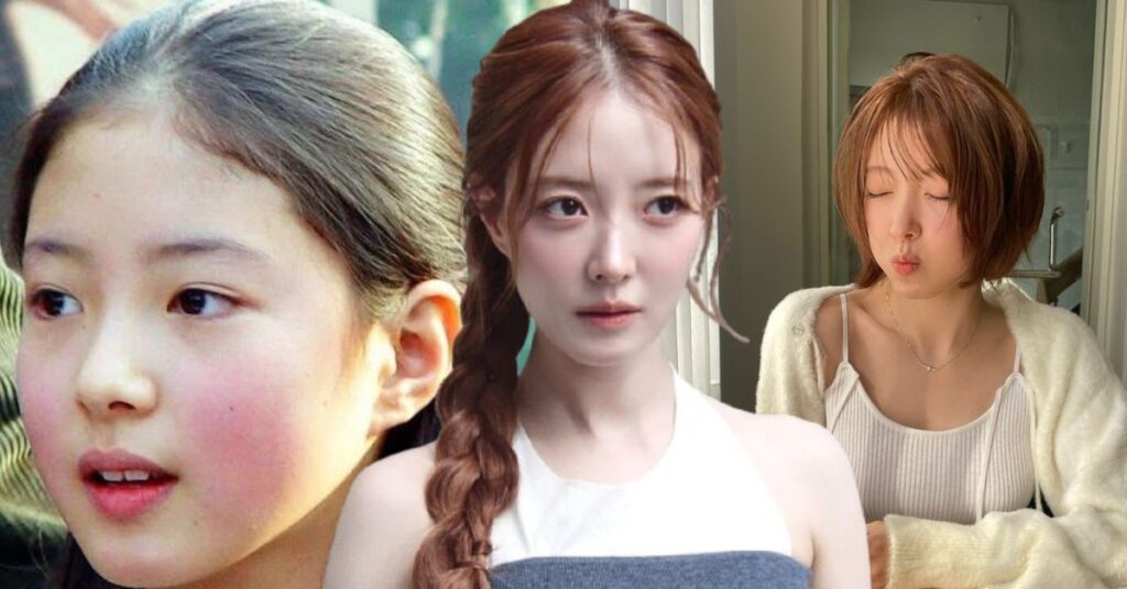 Lee Se Young khi còn nhỏ với gương mặt bầu bĩnh và đôi mắt to