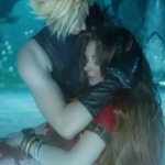 Cosplayer hóa thân thành Cloud Strife trong bối cảnh u buồn