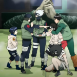 Các ninja trẻ tập trung trong kỳ thi Chunin của Naruto