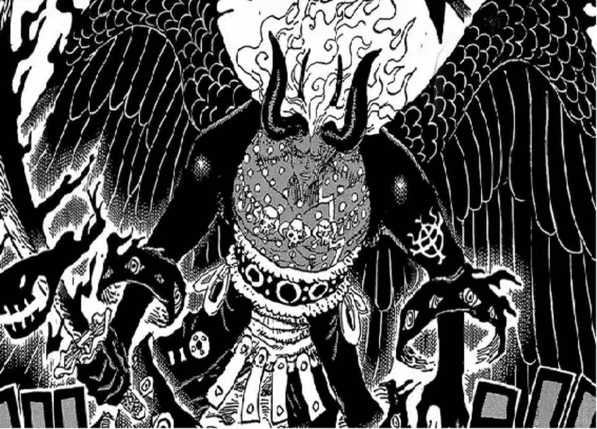 Hình dạng quái vật mới của Imu trong One Piece chương 1191