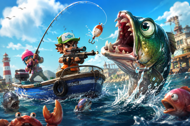 Giao diện How to Fish trên trang Steam