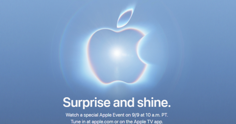 Thư mời sự kiện mùa thu của Apple diễn ra ngày 9/9
