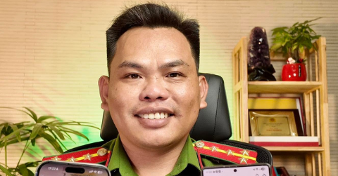Ảnh chụp màn hình các clip tuyên truyền giao thông trên Facebook cá nhân của Đại úy Nguyễn Kim Nghĩa
