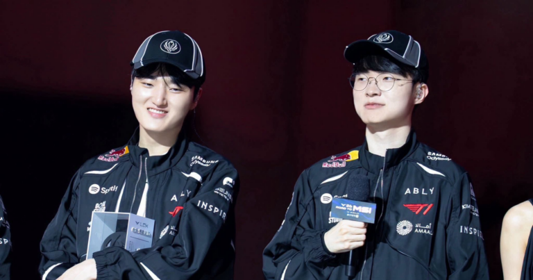 Faker và Peyz trò chuyện trong nội dung do T1 chia sẻ