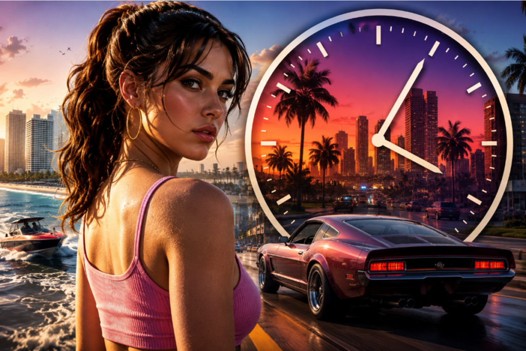 Hình ảnh giới thiệu thế giới mở trong GTA 6 từ Rockstar Games