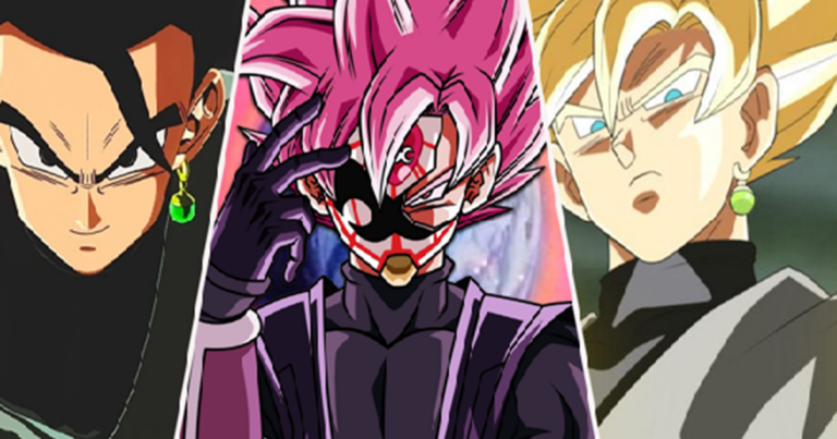 Goku Black đứng giữa khung cảnh u tối trong Dragon Ball Super