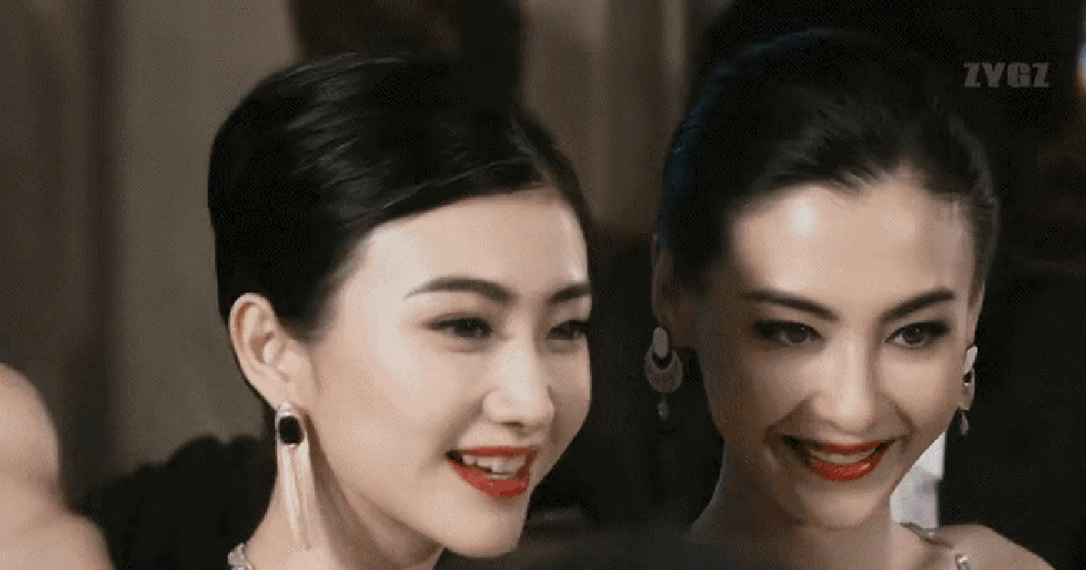Cảnh Điềm trong hình ảnh quảng cáo thời trẻ được chia sẻ lại