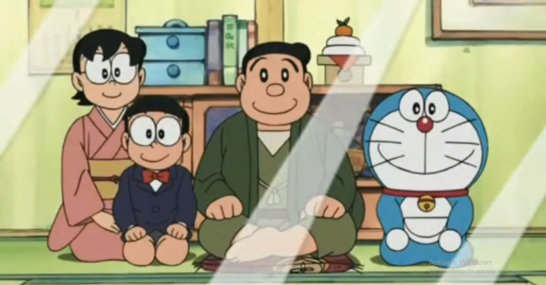 Bà Nobi xuất hiện trong không gian gia đình của Nobita