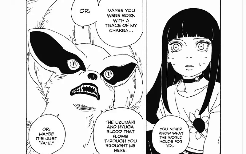 Hình ảnh minh họa huyết thống Uzumaki và Hyuga của Himawari