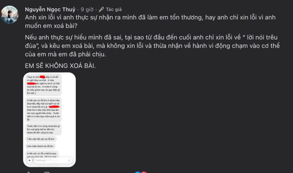 Hình ảnh nữ diễn viên Ngọc Thủy trong hoạt động nghệ thuật