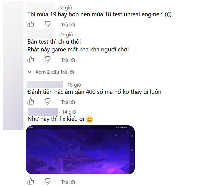 Cộng đồng thảo luận về các vấn đề phát sinh trong mùa 18