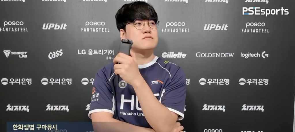 Gumayusi và các đồng đội HLE chuẩn bị cho Playoffs