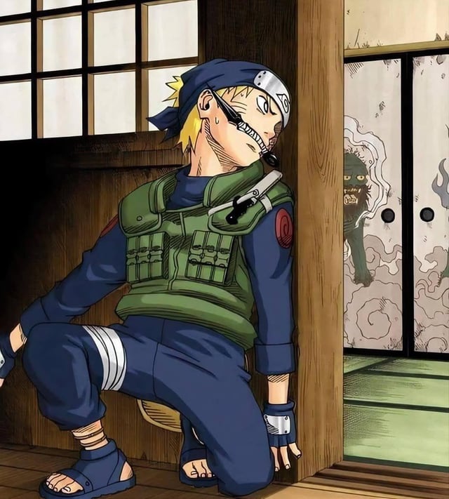 Naruto thời kỳ đầu xuất hiện với diện mạo của một Genin