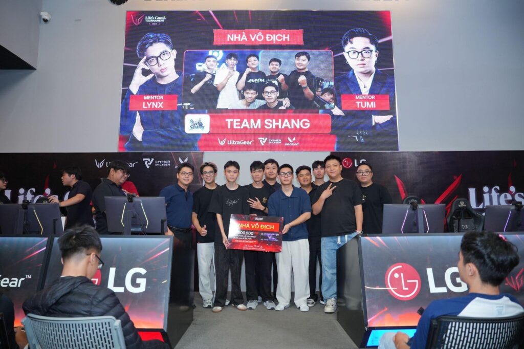 Khu vực trải nghiệm màn hình gaming LG UltraGear tại sự kiện