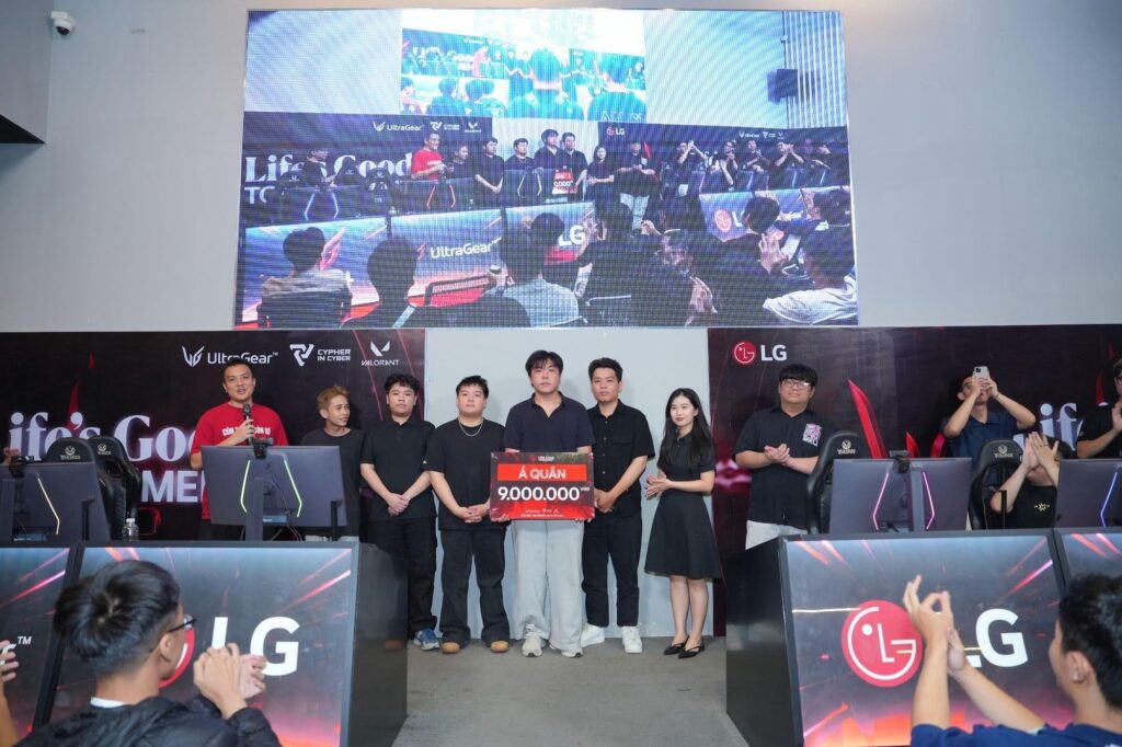 Màn hình cong UltraGear evo 45/39GX950B trưng bày tại LG Life’s Good Tournament
