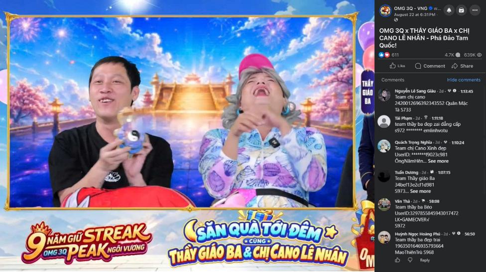 Chị Ca Nô và Thầy Giáo Ba trải nghiệm bộ thời trang Tinh Hoa Lạc Việt