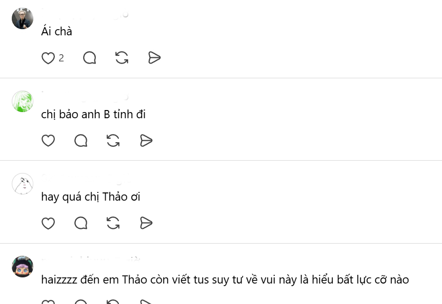 Người hâm mộ bàn luận về bài viết mới của MC Phương Thảo