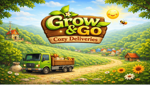 Cảnh vùng nông thôn yên bình trong Grow & Go: Cozy Deliveries