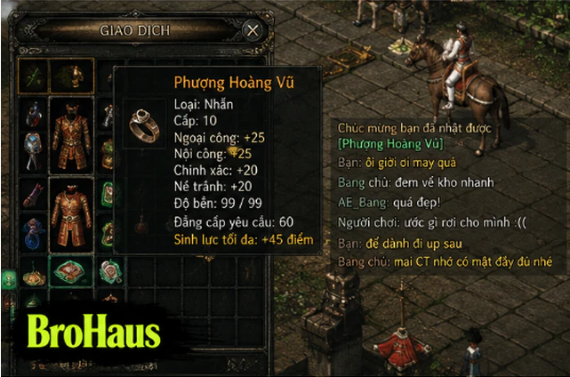 Những người chơi phối hợp trong một hoạt động bang hội của game nhập vai trực tuyến