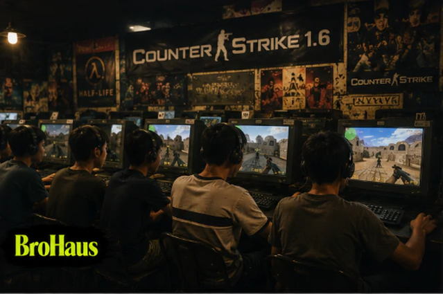 Khoảnh khắc sử dụng lựu đạn giữa màn đấu súng Counter-Strike