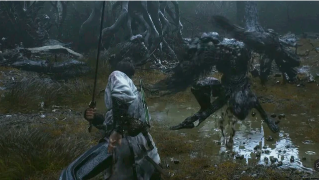 Khung hình từ màn trình diễn gameplay Black Myth: Zhong Kui