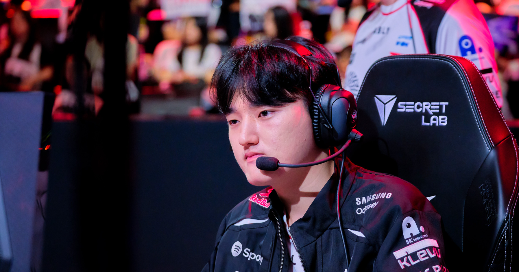 Đội hình T1 trong một trận đấu tại LCK 2026 Rounds 3-4