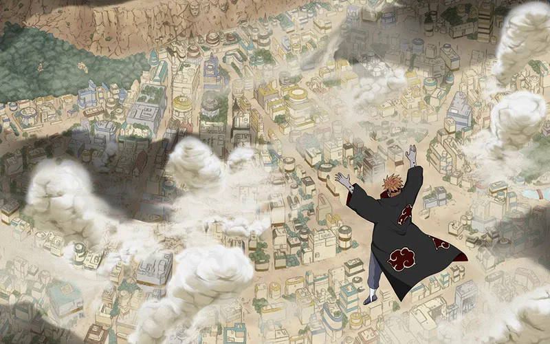 Nagato, Yahiko và Konan khi còn nhỏ