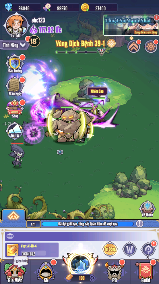 Các trang bị và vật phẩm được thu thập trong game