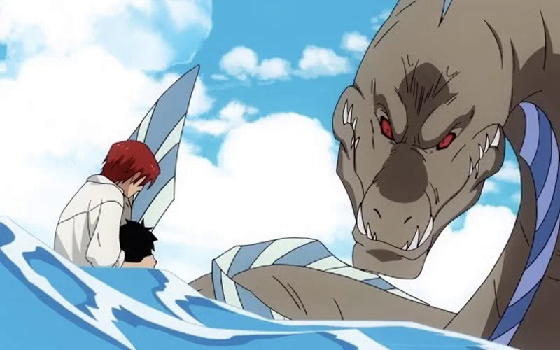 Luffy và Shanks trong ký ức tại làng Foosha