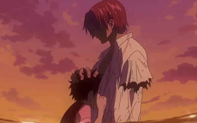 Luffy đối đầu với Vua Biển trong bản anime