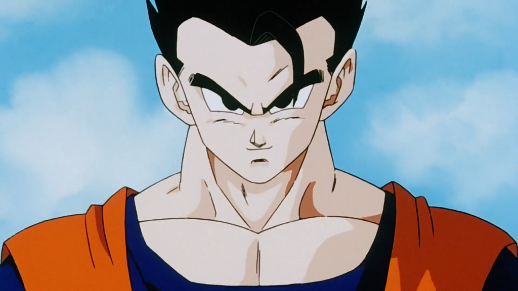 Gohan và Super Buu trong một cảnh đối đầu đáng nhớ của Dragon Ball Z