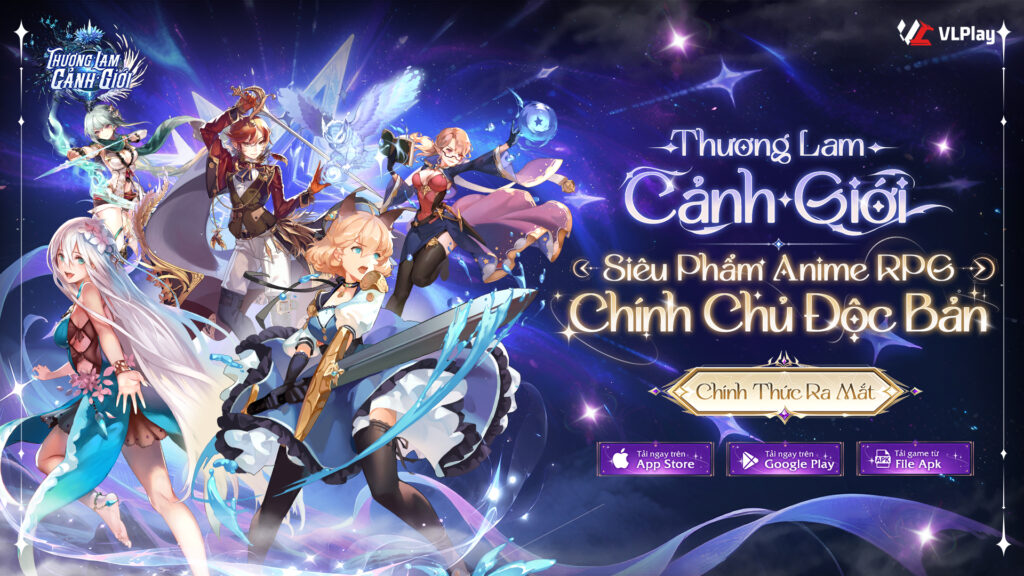 Cảnh chiến đấu trong game nhập vai anime Thương Lam Cảnh Giới