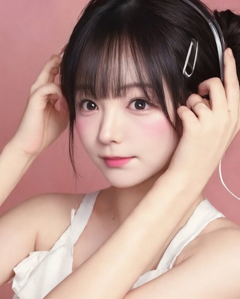 Nữ streamer tạo dáng cạnh chiếc bánh kem nhỏ trong bộ ảnh mới