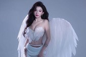 Mẫn Nhi xuất hiện tại một buổi tiệc cưới trong trang phục nữ tính