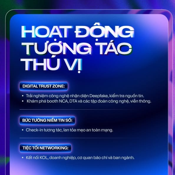 Các gian hàng công nghệ và an toàn số tại KOL Summit 2026