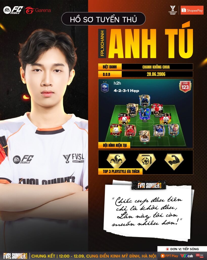 Các tuyển thủ thi đấu tại vòng Chung kết FVSL Summer 2026