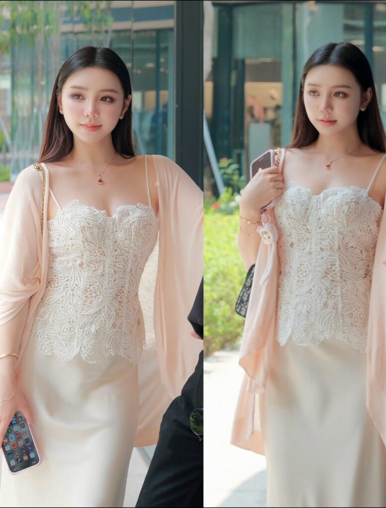 Quỳnh Kool xuất hiện với vẻ ngoài nữ tính và thanh lịch
