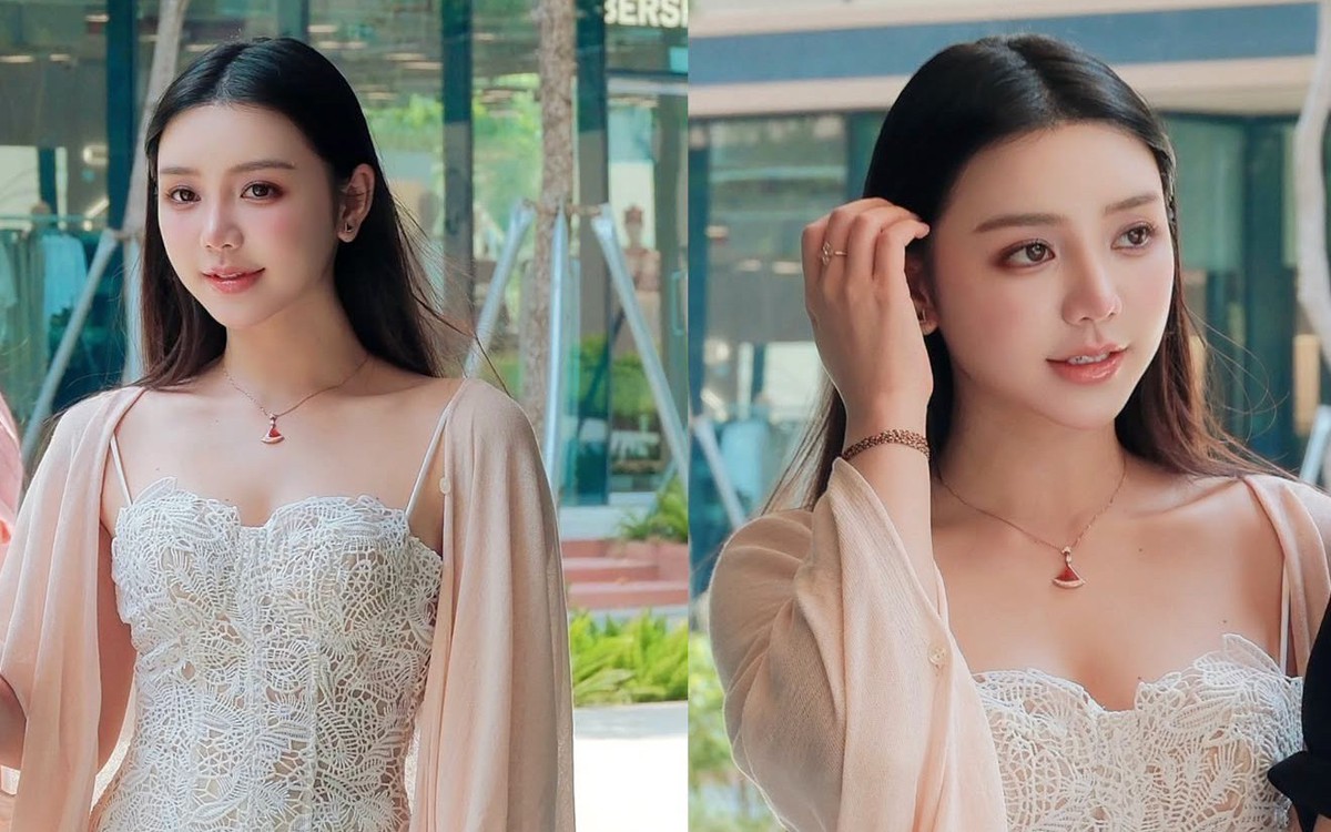 Quỳnh Kool diện áo ren trắng kem trong bộ ảnh đời thường