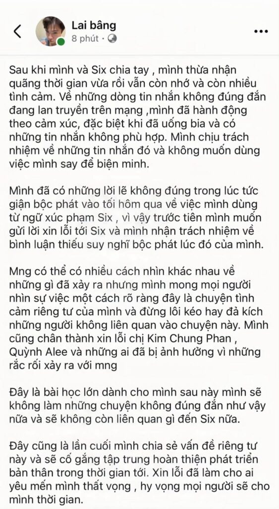 Các bài đăng trên mạng xã hội liên quan đến vụ việc
