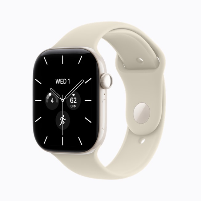 Apple Watch Series 12 đặt cạnh phụ kiện dây đeo và bộ sạc