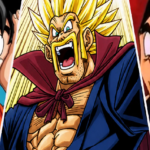 Toyotarou minh họa Hercule Satan trong hình dạng Siêu Saiyan