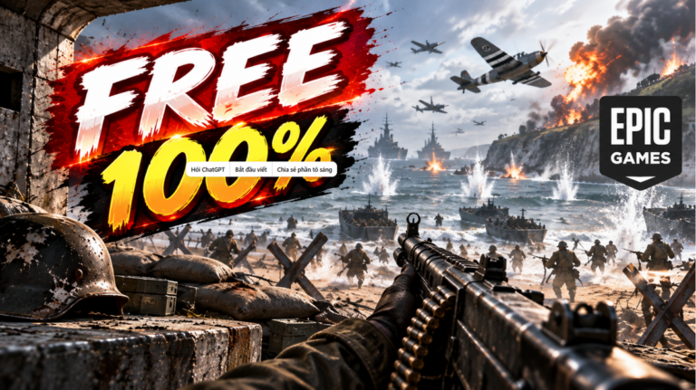 Trang sản phẩm Beach Invasion 1944 trên Epic Games Store
