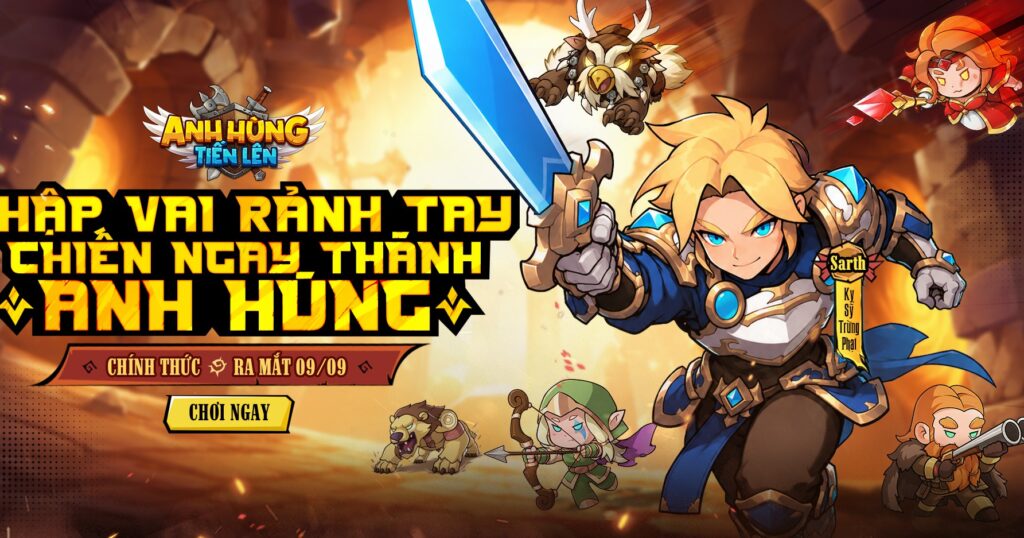 Hình ảnh giới thiệu game nhập vai Anh Hùng Tiến Lên