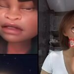 Màn hình điện thoại hiển thị một phiên livestream dọc trên TikTok
